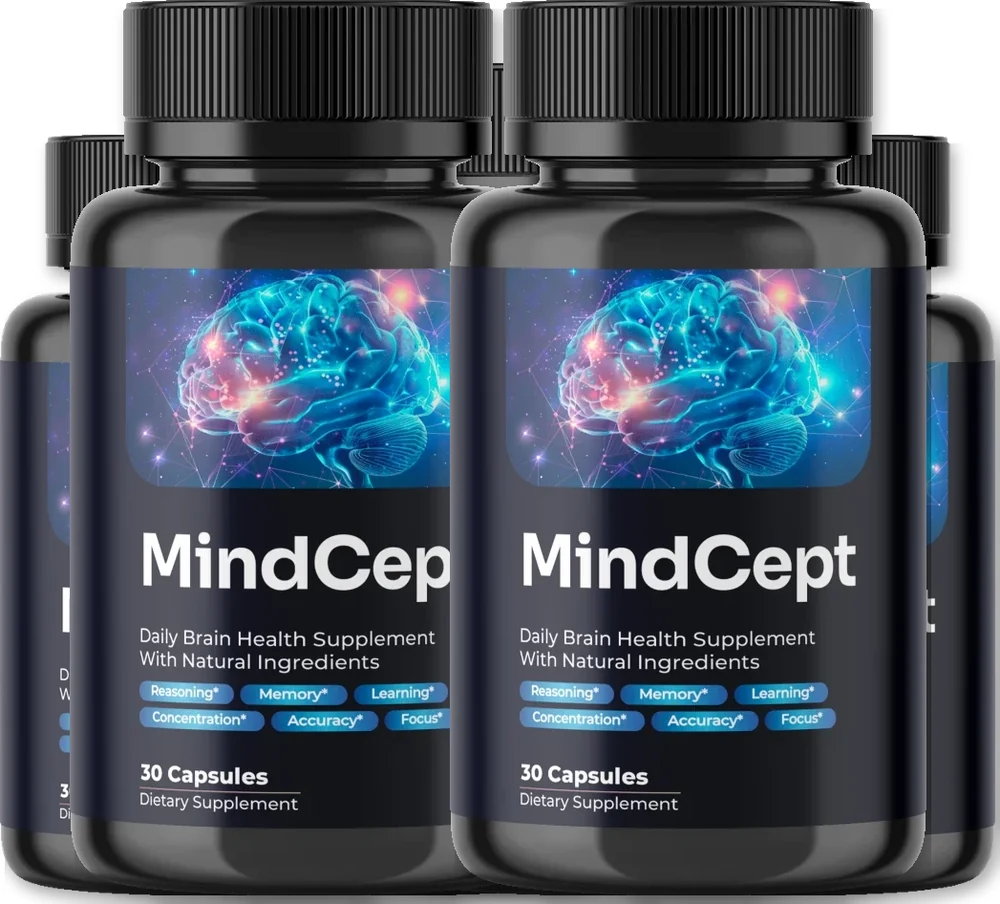 Mindcept 6-bottle bundle that includes the free digital bonus guides
